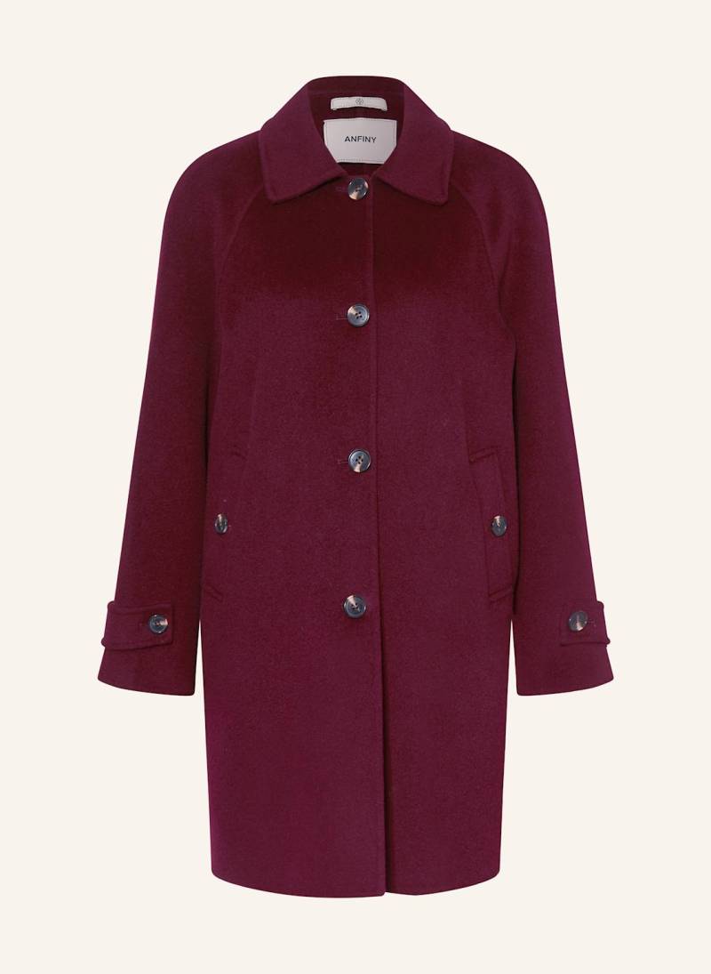 Anfiny Wollmantel Michela rot von ANFINY