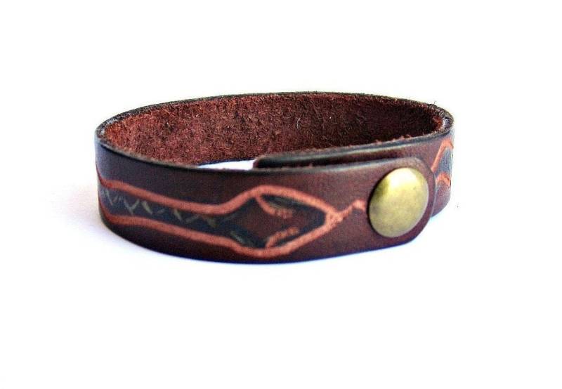 Schlangenarmband Für Männer, Braunes Lederarmband, Lederarmreif Schnappverschluss, Tierschmuck, Geschenk Ihn Schlangenarmband Für Männer, Braunes Lederarmband, Lederarmreif Schnappverschluss, Tierschmuck, Geschenk Ihn von ANFRAcreations