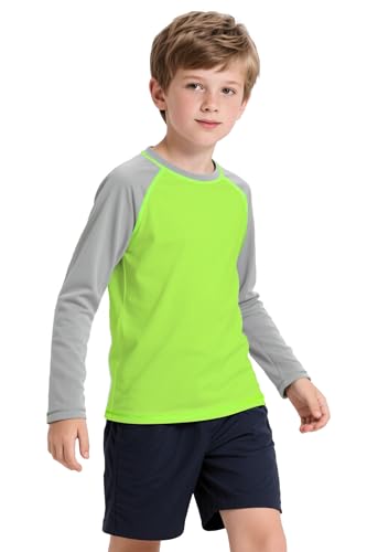 ANGEL CITIZ Jungen Lange Ärmel Rundhals Badeshirt UV Kinder Rashguard UPF 50+ Schwimmshirt Kinder 125-155 ANGEL CITIZ Jungen Lange Ärmel Rundhals Badeshirt UV Kinder Rashguard UPF 50+ Schwimmshirt Kinder 125-155 von ANGEL CITIZ