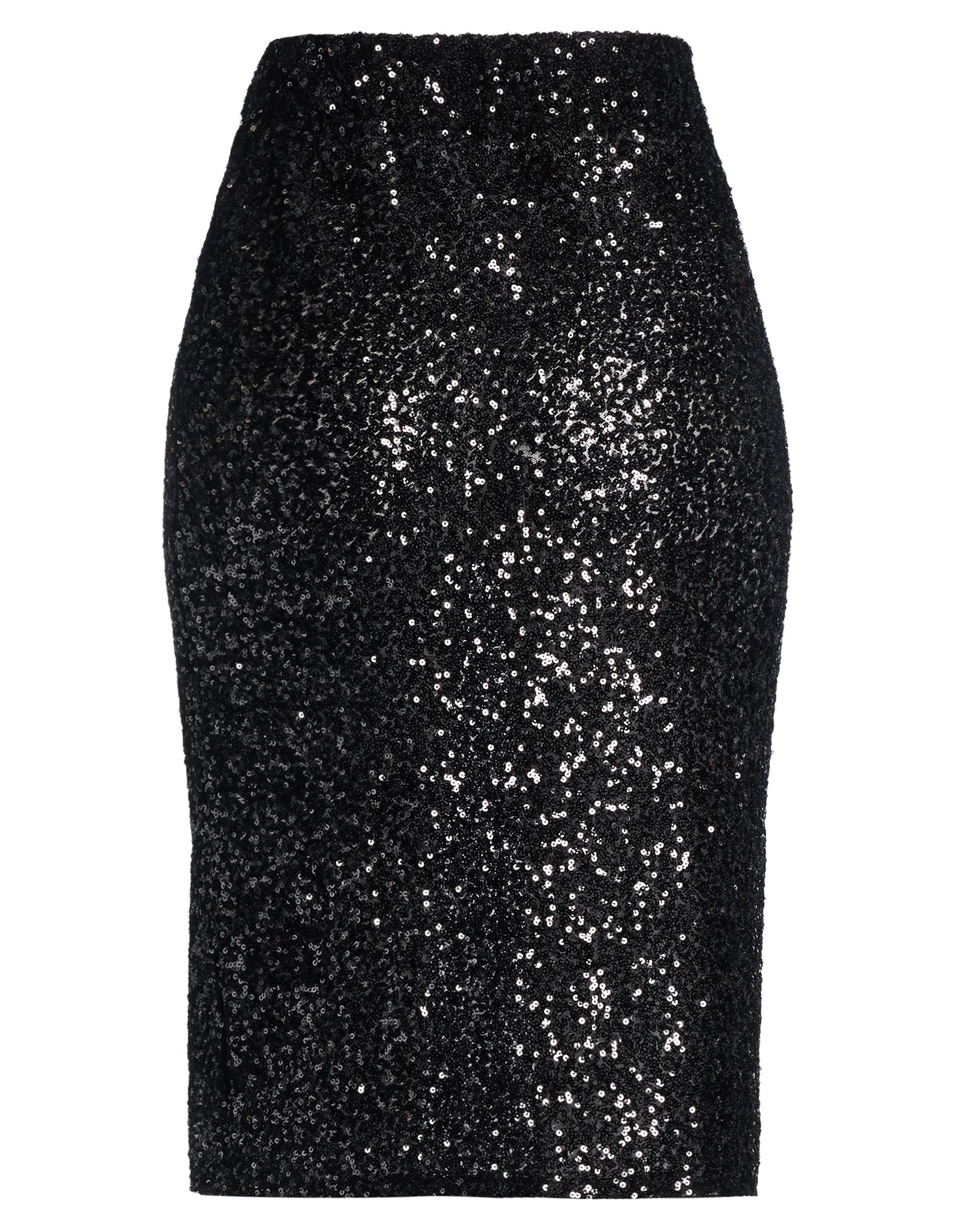 ANGELA DAVIS Midi-rock Damen Schwarz von ANGELA DAVIS