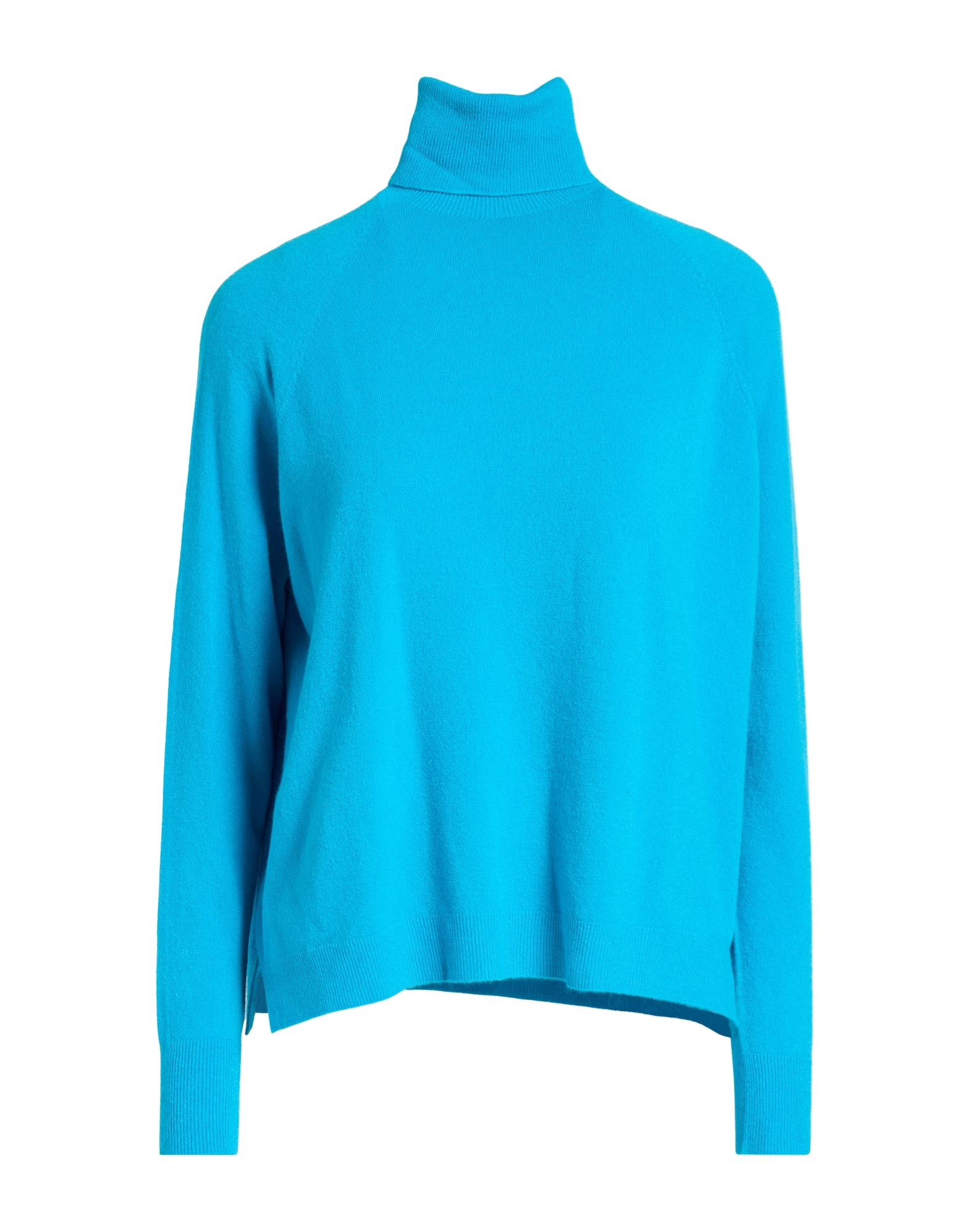 ANGELA DAVIS Rollkragenpullover Damen Azurblau von ANGELA DAVIS