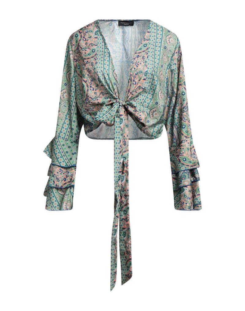 ANGELA MELE MILANO Wickelpullover Damen Grün von ANGELA MELE MILANO