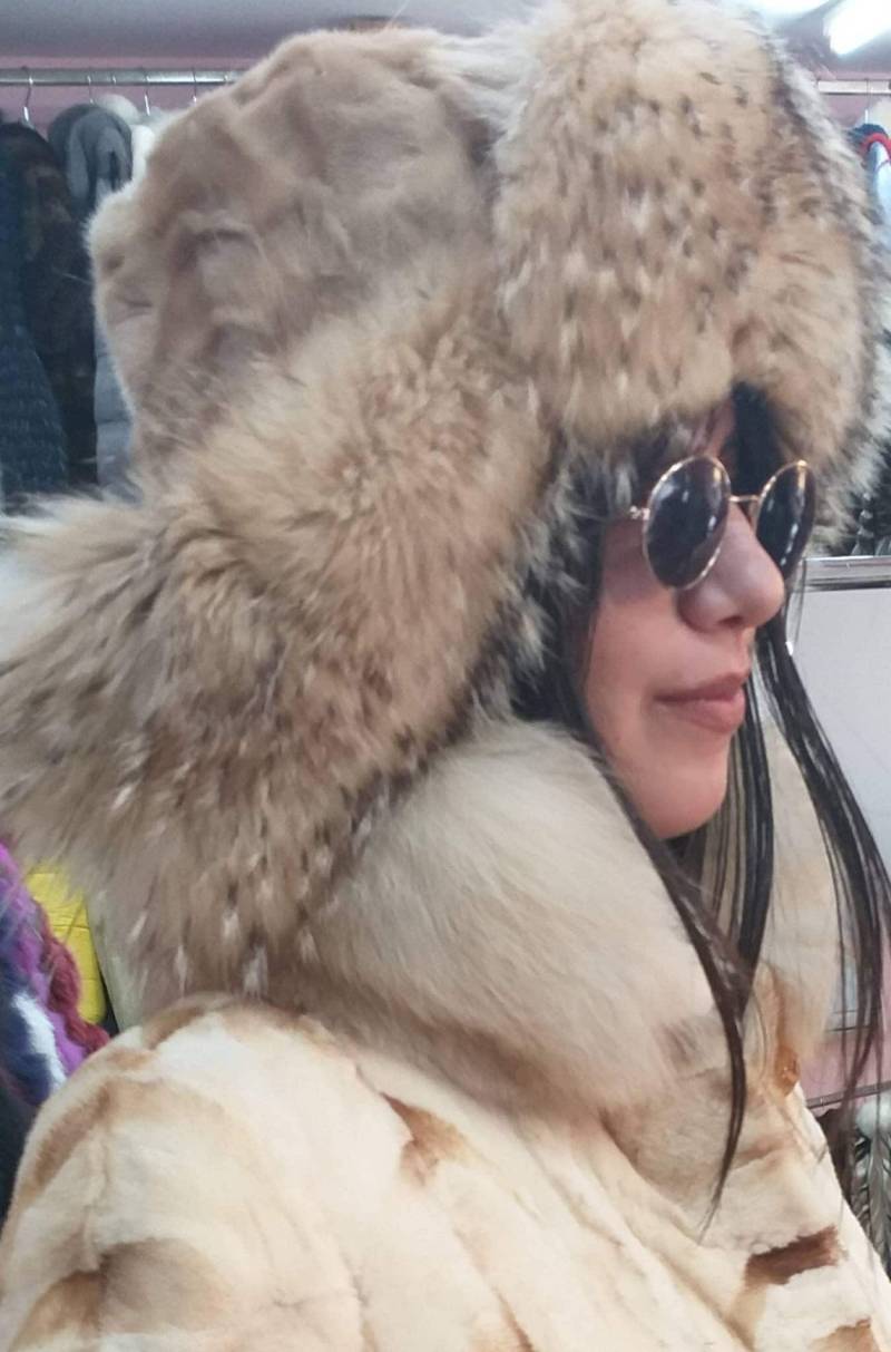 Nerz Und Waschbär Trapper Pelzmütze Unisexbrandneu Echtpelz von ANGELLSFURS