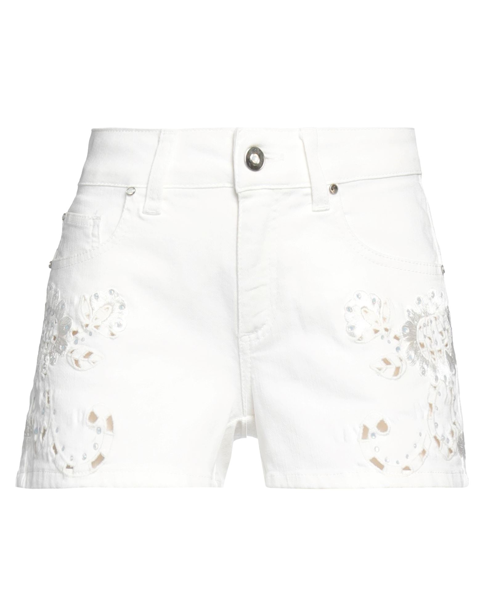 ANGELO MARANI Jeansshorts Damen Weiß von ANGELO MARANI