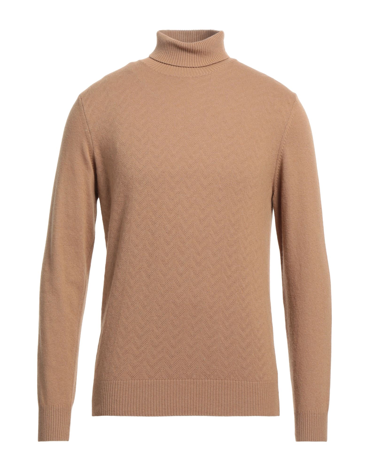 ANGELO NARDELLI Rollkragenpullover Herren Kamel von ANGELO NARDELLI