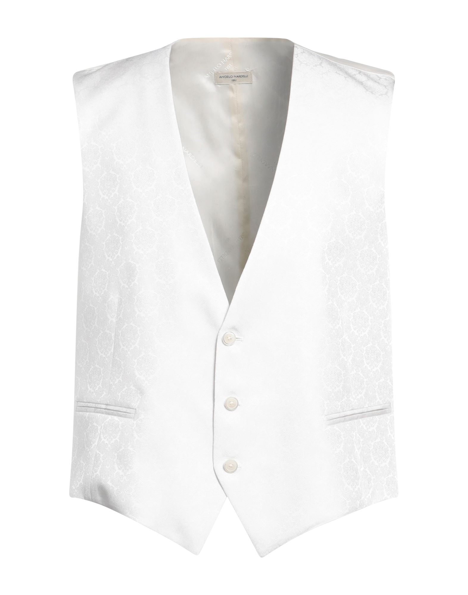 ANGELO NARDELLI Couture-weste Herren Off white von ANGELO NARDELLI