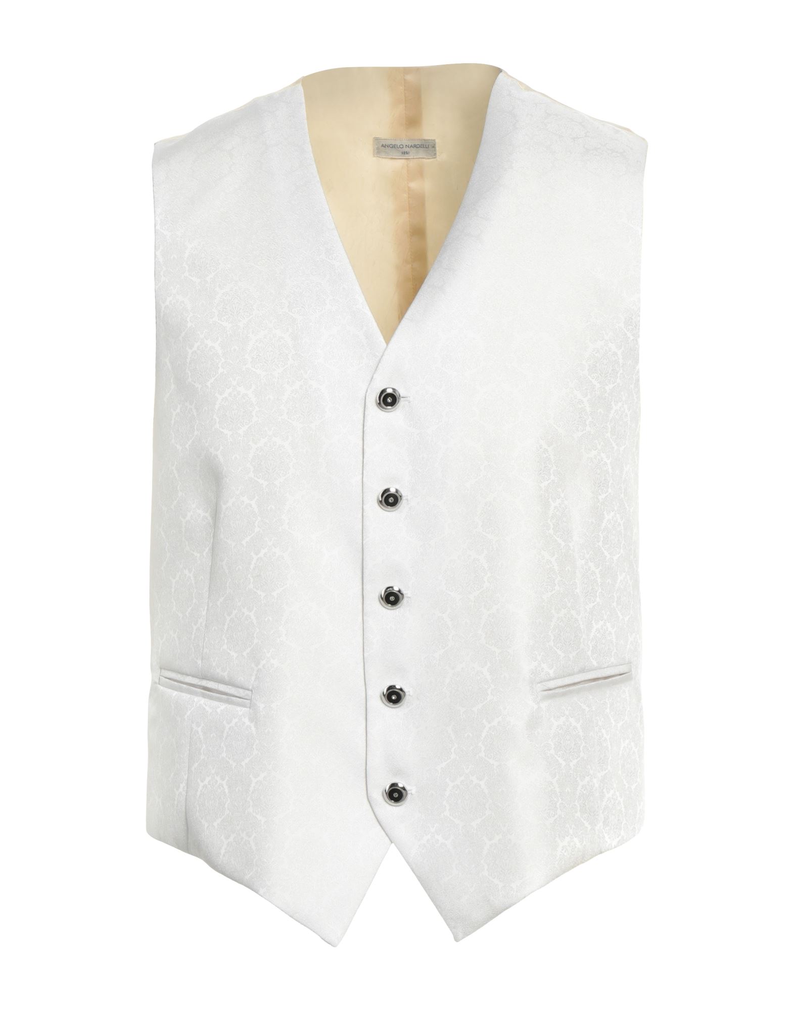 ANGELO NARDELLI Couture-weste Herren Off white von ANGELO NARDELLI