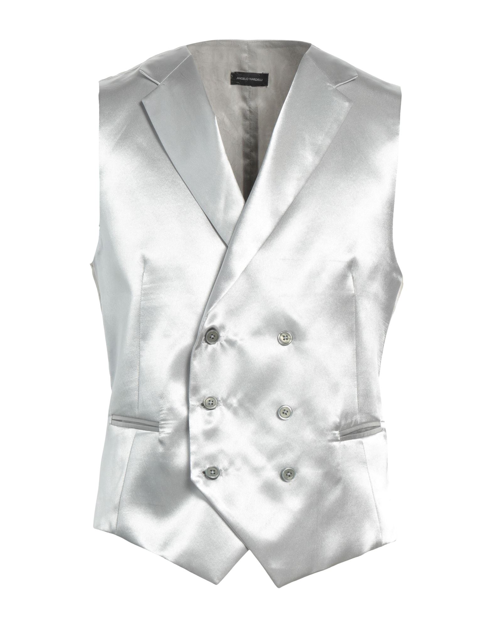 ANGELO NARDELLI Couture-weste Herren Silber von ANGELO NARDELLI