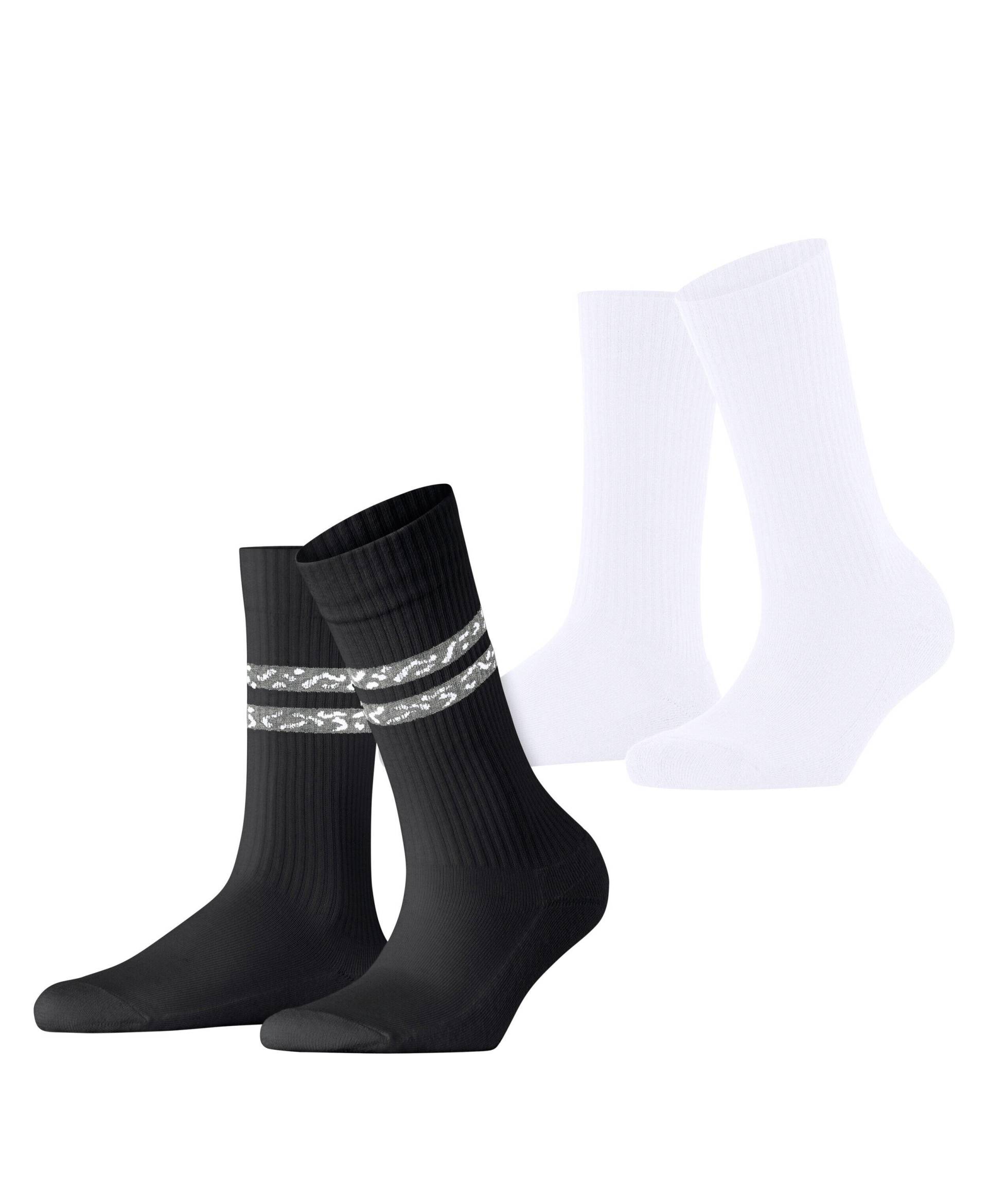 ESPRIT socks & tights - Esprit Memphis Rib 2-Pack Damen sortiment - Gr. - 40.5 von ESPRIT socks & tights