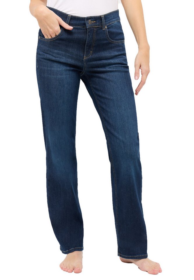 ANGELS 5-Pocket-Jeans Angels Jeans Lara wide Leg - dunkelblau 38 (1-tlg) von ANGELS