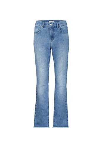 ANGELS Bootcut Jeans Jeans Leni Slit Fringe mit Saum-Schlitz mit Label-Applikationen von ANGELS