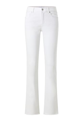 ANGELS Bootcut Jeans Jeans Leni Slit Fringe mit Saum-Schlitz mit Label-Applikationen von ANGELS