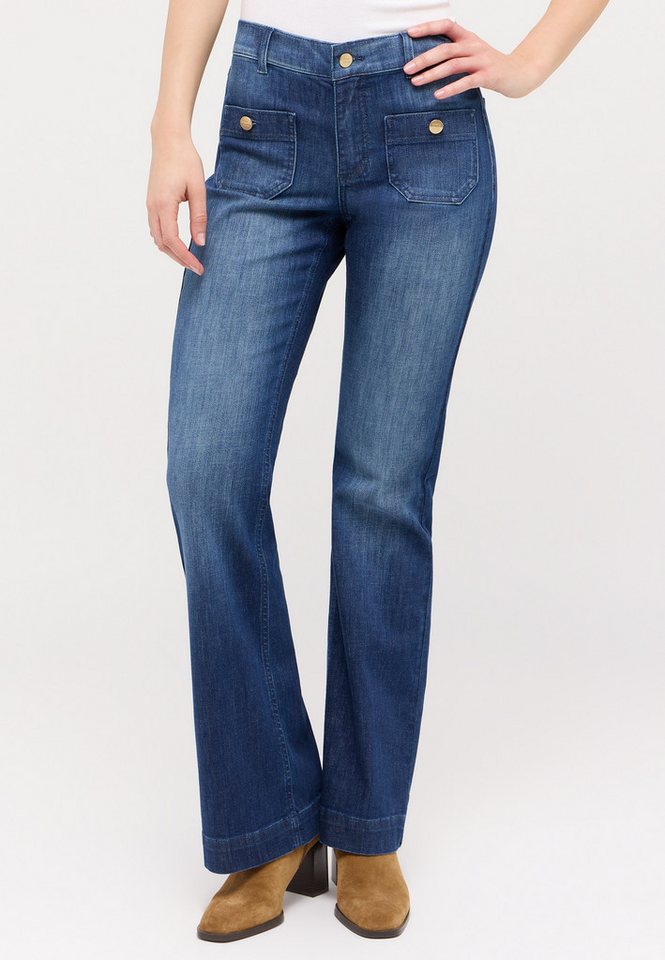 ANGELS Bootcut-Jeans LENI FLARED SMART mit Comfort Stretch von ANGELS