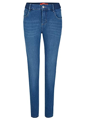 ANGELS Damen 5-Pocket-Jeans 'One Size Fits All' mit Logo-Applikation von ANGELS