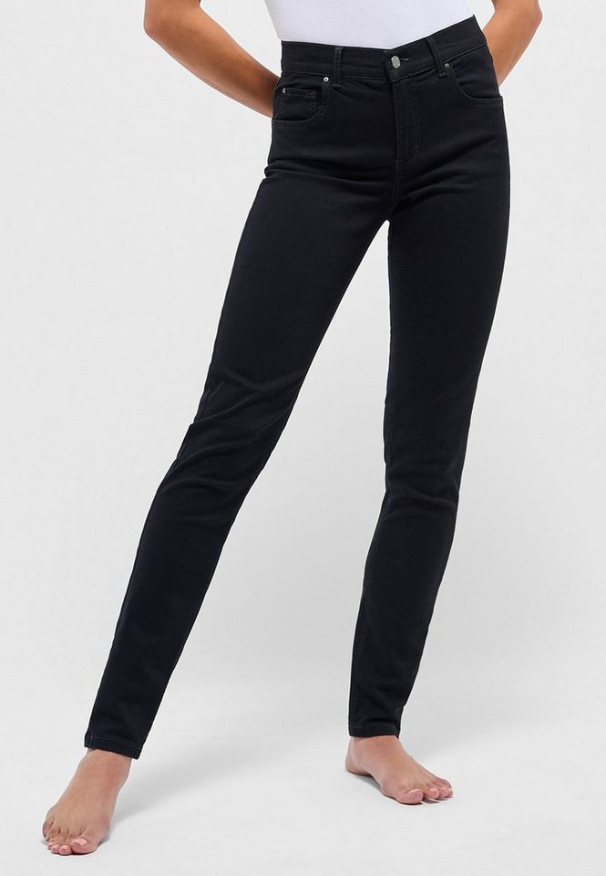 ANGELS Slim-fit-Jeans Jeans Skinny mit cleanem Super Stretch Denim mit Label-Applikationen von ANGELS