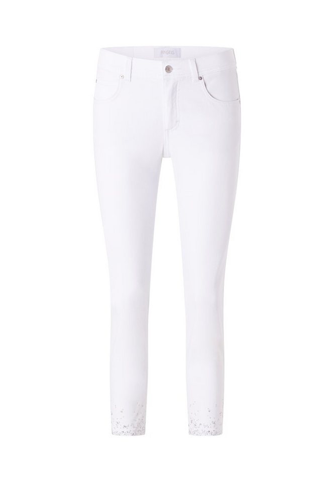 ANGELS Slim-fit-Jeans ORNELLA SPARKLE white von ANGELS