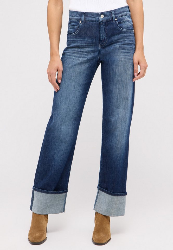 ANGELS Straight-Jeans LARA TU mit umgeschlagenem Bein von ANGELS