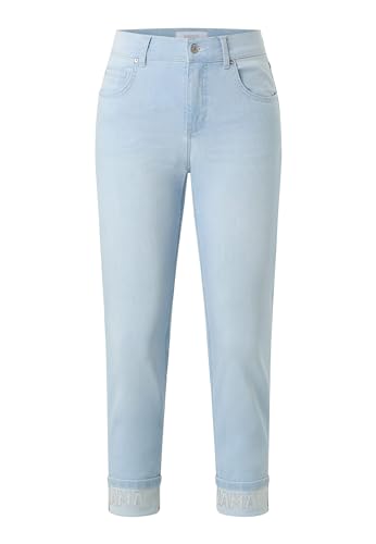 ANGELS Straight-Leg Jeans Jeans Cici Crop Word mit Strasssteinen von ANGELS