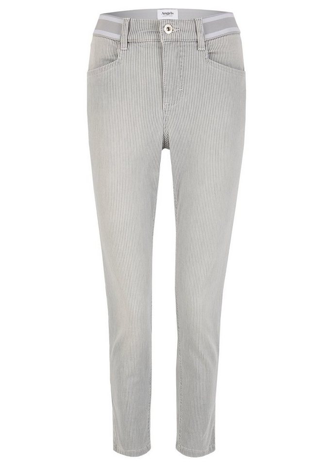 ANGELS Stretch-Jeans ANGELS JEANS ORNELLA SPORTY light grey used striped 232 688907.145 von ANGELS