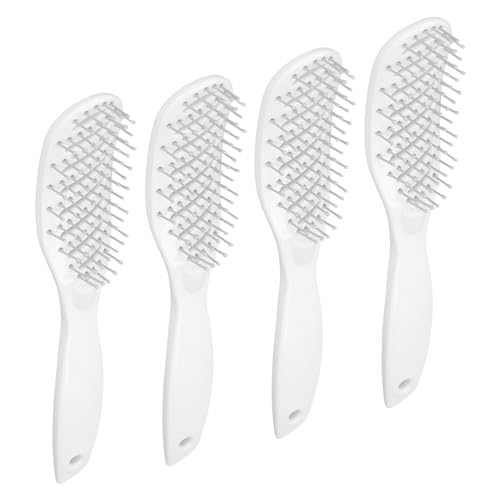 9-reihiges Haarbürsten-Set, ABS-Material mit Haarmassage, Kompakt und Tragbar für Männer und Frauen (WHITE) von ANGGREK