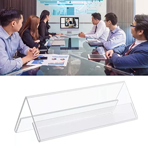 ANGGREK 5pcs Visitenkartenständer Frist Kartenhalter Desk Kartenhalter Doppelseitige Transparente V -Form -Basi von ANGGREK