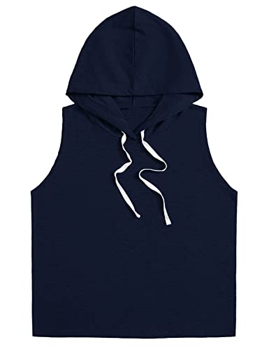 Bluse für Damen, modisch, ärmellos, Bedruckt, mit Kapuze, Tanktops, solide, Seitenschlitz, locker, Basic-Tops Latzhose Damen Sommer von ANGGREK