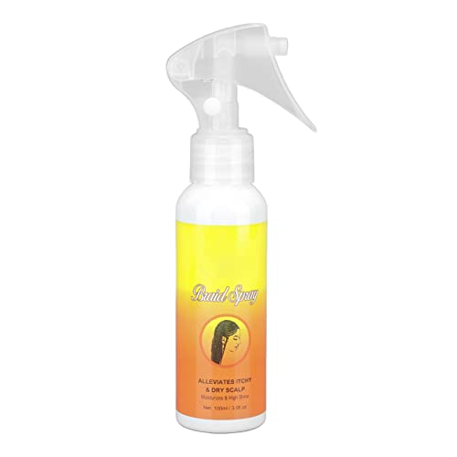 Dreadlocks-Crare-Spray, Zopfspray, Dreadlocks-Spray, Beruhigendes, Nährendes Haar-Styling, Dreadlock-Erfrischungsspray, ölfrei, 100 Ml von ANGGREK