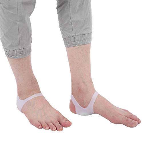 Fußgewölbepolster,4 Paar Sebs Arch Support Orthopädische Polster für Frauen Männer Fuß Varus Valgus O-Typ Beinkorrektur(Weiß) von ANGGREK