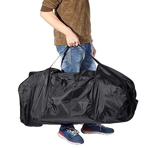 Großer Kinderwagenbeutel, Schwarzes Oxford Material Gate Check -Beutel Organizer für Regenschirm oder Autowagen, Faltbares Design, Universelle Passform mit Kordelstring -Verschluss (Umbrella Car von ANGGREK