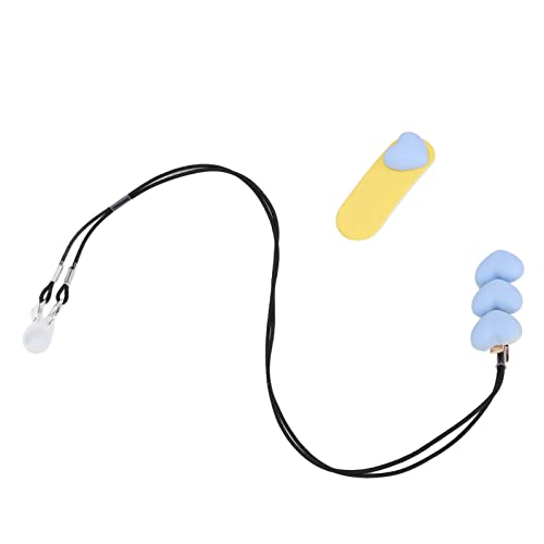 Hörgeräte-Clip, Hörgeräte-Lanyard für ältere Kinder, Schöne Hellblaue, Herzförmige HdO-Hörgeräte-Clip-Halterung für die Reise von ANGGREK