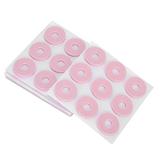 Hühneraugenpads, ANGGREK Abriebfester Latexschaum Kallus Kissen Weicher Elastischer Atmungsaktiver Fußschutz (Rund)(Round pink S) von ANGGREK