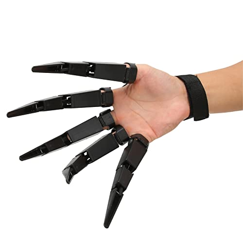 ANGGREK Krallenhandschuhe Cosplay, Halloween Gelenkige Finger Tragbare Horrific Finger Extension Party Supplies Cosplay Requisiten(Rechte Hand) von ANGGREK