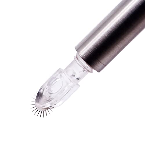 Microblading Roller Needle, Einweg-Augenbrauen-Tattoo-Nadel, Permanent Make-up-Roller-Nadel Manuelle Tattoo-Maschinen-Nadel für Tattoo Lip Liner Eyeliner Schnelle Färbung (Klein 10(L-50 Stück) von ANGGREK