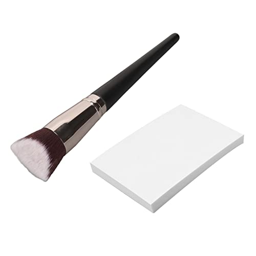 Nagel Mischpapier, Doppelseitiges, Teartiges, Wasserdichtes Nagelfarben-Mischpapier mit Pinsel-Make-up-Misch Palette Nagel Kunst Papier von ANGGREK