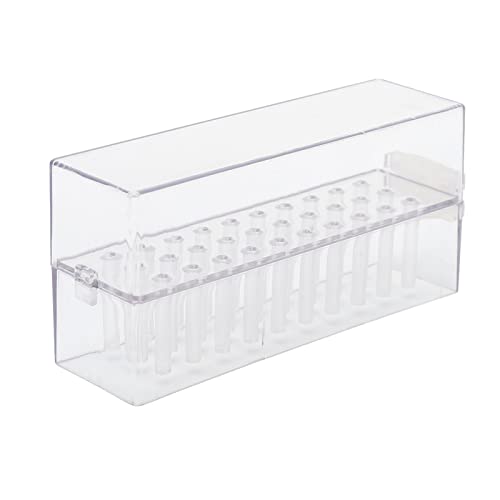 Nagelbohrer-Organizer, Transparenter Nagelbohrer-Halter, Ständer, 30-Loch-Nagelbohrer-Display-Container-Box, Nagelbohrer-Behälter, Professionelles Nagelbohrer-Etui von ANGGREK