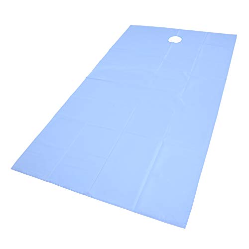 Schönheitssalon-Bettwäsche,ANGGREK 1 Hautfreundliche SPA-Massagetisch-Bettdecke mit Atemloch für das Gesicht(Blau) von ANGGREK