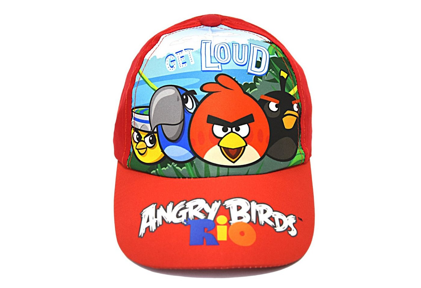 ANGRY BIRDS Baseball Cap GET LOUD Kinder Sommerkappe Größe 52-54 cm von ANGRY BIRDS