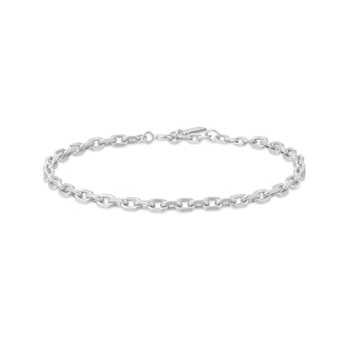 ANIA HAIE Damen Armband Vogue Maven Medium Chain aus 925 Sterling Silber, Länge: 16,5 cm + 2 cm Verlängerung, inkl. Geschenkverpackung von ANIA HAIE