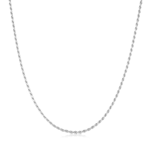 ANIA HAIE Damen Halskette CHIC CREATOR Rope Twist Chain Necklace aus 925 Sterling Silber, Länge: 40 cm + 5 cm Verlängerung, inkl. Geschenkverpackung von ANIA HAIE