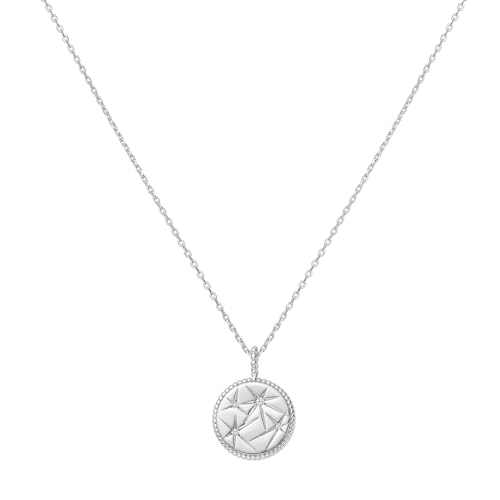 ANIA HAIE Damen Halskette Miss Dainty Starry Charm aus 925 Sterling Silber, Anhänger besetzt mit 4 Zirkonia, Länge: 45 cm + 5 cm Verlängerung, inkl. Geschenkverpackung ANIA HAIE Damen Halskette Miss Dainty Starry Charm aus 925 Sterling Silber, Anhänger besetzt mit 4 Zirkonia, Länge: 45 cm + 5 cm Verlängerung, inkl. Geschenkverpackung von ANIA HAIE