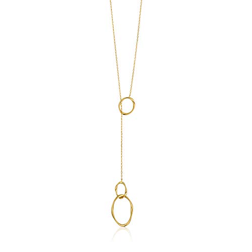 ANIA HAIE Damen-Kette Swirl Lariat Necklace 925er Silber One Size Gold 32014181 von ANIA HAIE