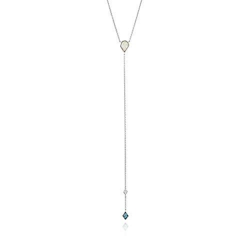 ANIA HAIE Damen-Kette Tourquoise and Opal Y 925er Silber Farbstein One Size Silber 32014186 von ANIA HAIE