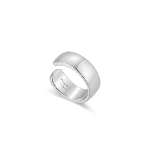 ANIA HAIE Damen Ohrklemme Trailblazer Daily Ear Cuff aus 925 Sterling Silber, Größe: 9 x 4,2 mm, inkl. Geschenkverpackung von ANIA HAIE