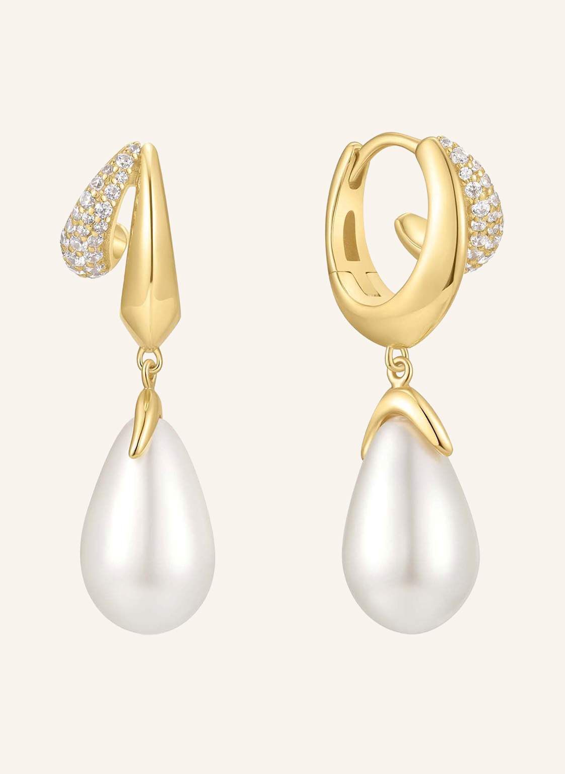 Ania Haie Creolen  Aus  925er Sterlingsilber gold von ANIA HAIE