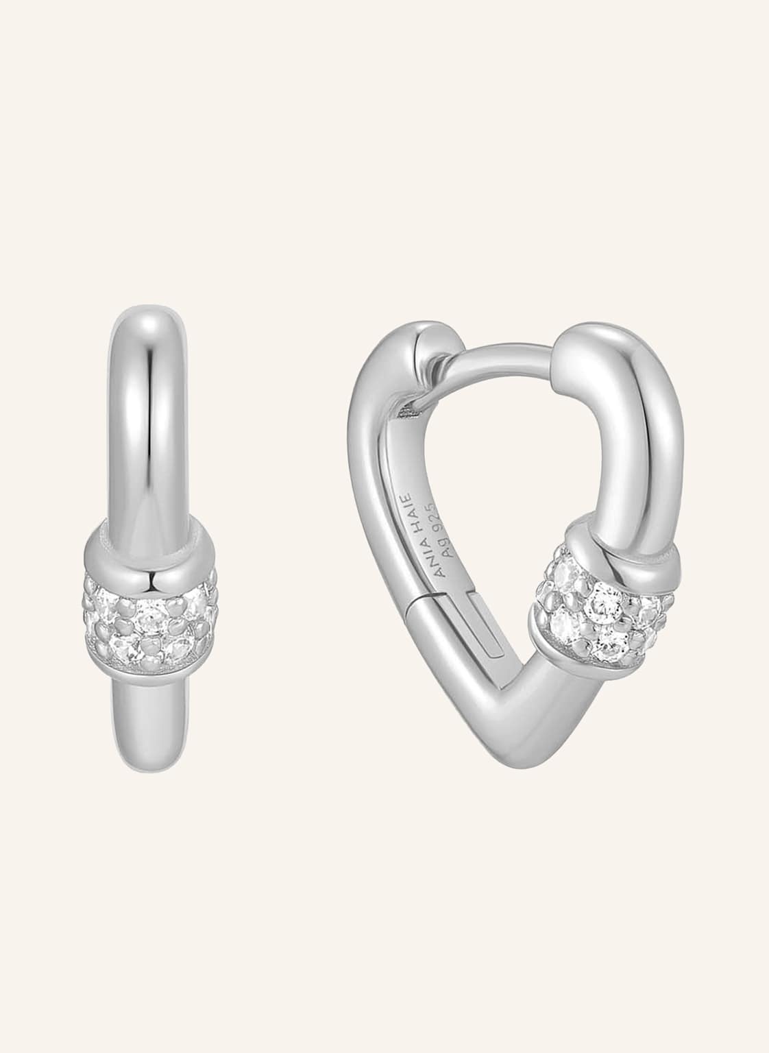 Ania Haie Creolen  Aus  925er Sterlingsilber silber von ANIA HAIE