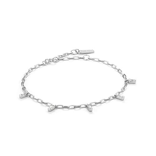 Ania Haie Damen-Armband Glow Drop Bracelet 925er Silber Zirkonia One Size Silber 32014121 von ANIA HAIE