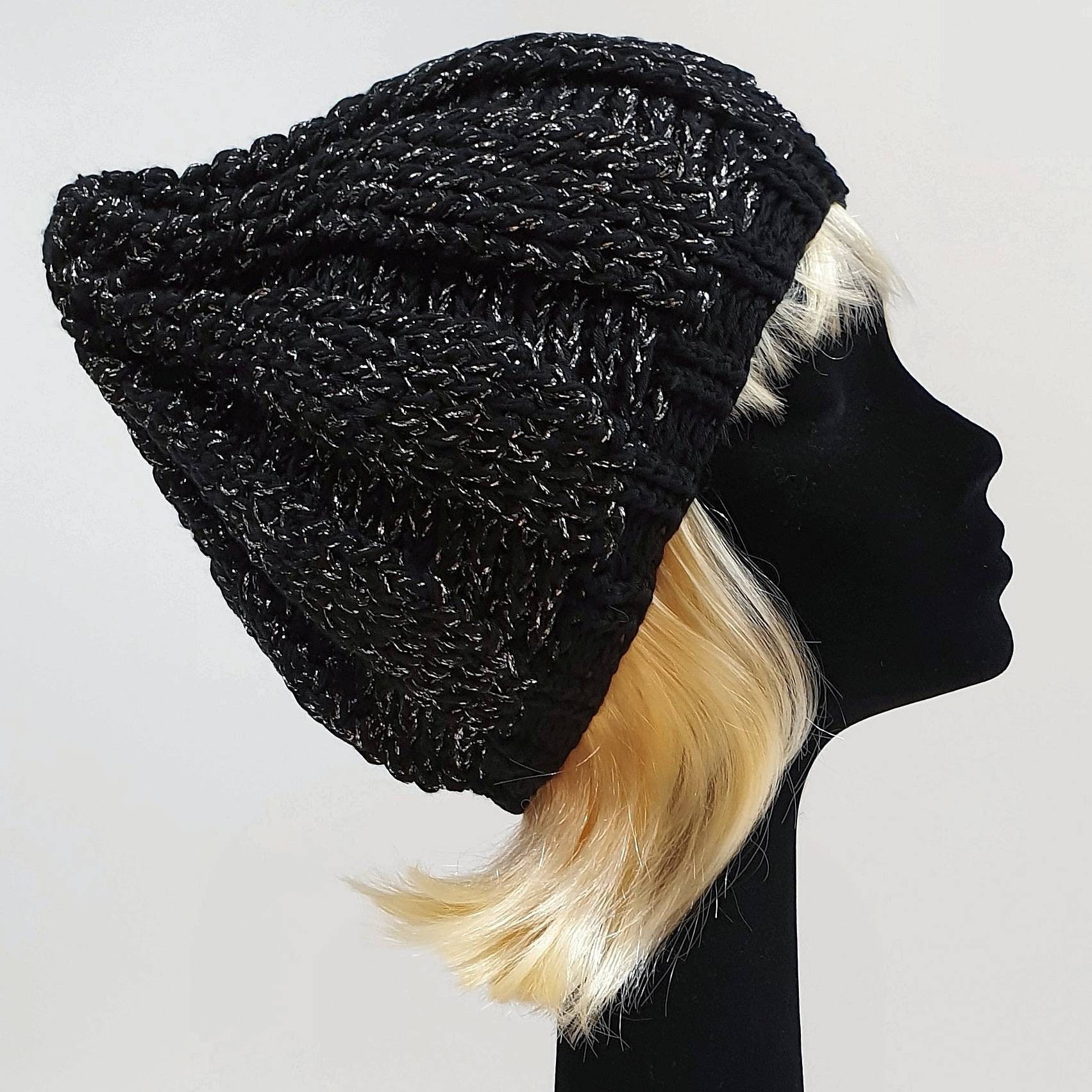 Beanie Silber Effektgarn Beanie Silber Effektgarn von ANIBARKS