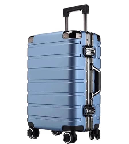 ANIIC Koffer & Trolleys Reisekoffer Hartschalenkoffer, Karierter Gepäckkoffer Mit Spinnerrädern Für Damen Und Herren Handgepäck Koffer (Color : F, Size : 20") von ANIIC