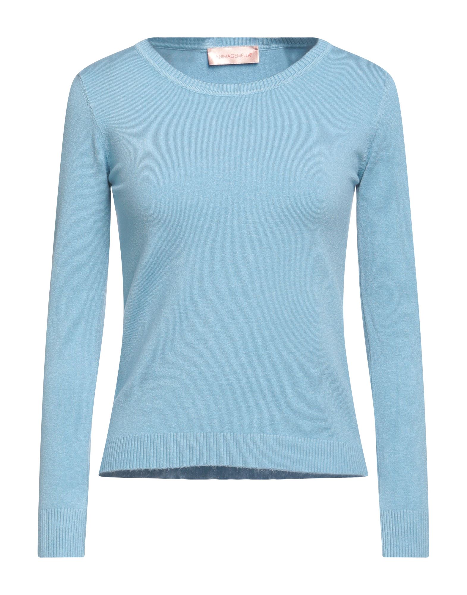 ANIMAGEMELLA Pullover Damen Blaugrau von ANIMAGEMELLA