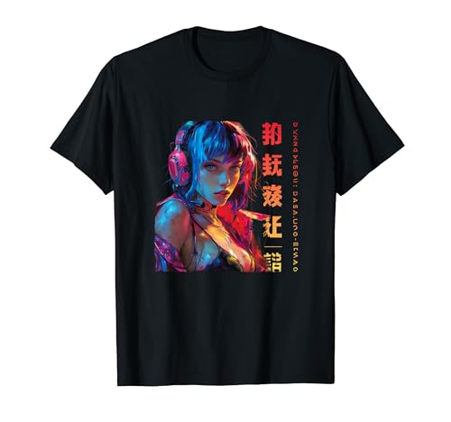 Cyberpunk anime girl T-Shirt Cyberpunk anime girl T-Shirt von ANIME MANGA CYBERPUNK I Men & Women
